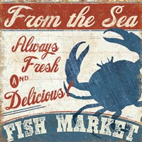Fresh Seafood IV Fine Art Print