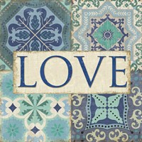 Santorini I - Love Fine Art Print