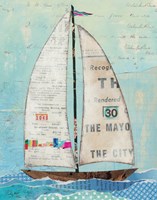 At the Regatta III Fine Art Print