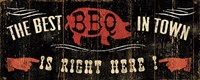 The Best BBQ in Town Fine Art Print