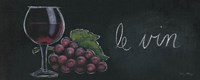 Chalkboard Menu IV - Vin Fine Art Print