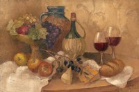 Wine And Fruit Paintings