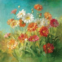 Painted Daisies Fine Art Print