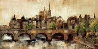 Paris Bridge II Spice Fine Art Print