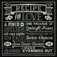 Thoughtful Recipes III Fine Art Print
