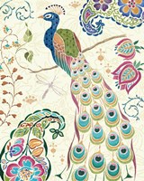 Peacock Fantasy III Fine Art Print
