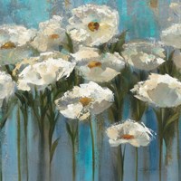 Anemones by the Lake Sq Fine Art Print