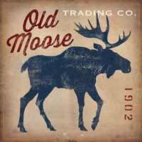 Old Moose Trading Co.Tan Fine Art Print