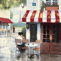 Relaxing at the Cafe II Fine Art Print