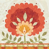 Ikat Bloom II Fine Art Print