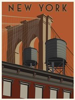 New York Travel Poster Fine Art Print