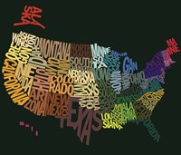 States of text Fine Art Print