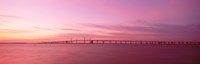 Dawn, Chesapeake Bay Bridge, Maryland, USA Fine Art Print