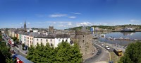 Quayside, Reginald's Tower, River Suir, Waterford City, County Waterford, Republic of Ireland Fine Art Print