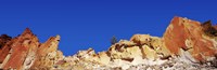 Low angle view of rock formations, Rainbow Valley Conservation Reserve, Northern Territory, Australia Fine Art Print
