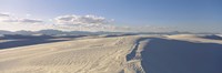 Sand dunes in desert, White Sands National Monument, Alamogordo, Otero County, New Mexico, USA Fine Art Print