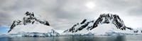 Mountains and glaciers, Lemaire Channel, Antarctic Peninsula by Panoramic Images - 36" x 12"
