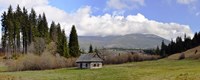 Old wooden home on a mountain, Slovakia Fine Art Print