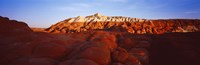 Badlands at sunset, Escalante, Utah, USA Fine Art Print