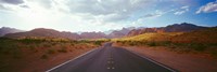 Road passing through mountains, Calico Basin, Red Rock Canyon National Conservation Area, Las Vegas, Nevada, USA by Panoramic Images - 36" x 12"