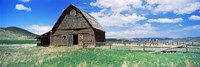 Old barn in a field, Colorado, USA Fine Art Print
