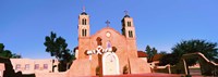Church in a city, San Miguel Mission, Socorro, New Mexico, USA Fine Art Print
