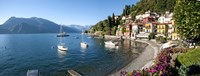 Early evening view of waterfront at Varenna, Lake Como, Lombardy, Italy Fine Art Print