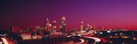USA, Georgia, Atlanta, night Fine Art Print
