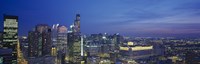 USA, Illinois, Chicago, twilight Fine Art Print