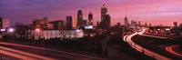 Atlanta, Georgia (purple sky) Fine Art Print