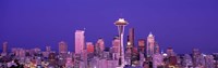 USA, Washington, Seattle, night Fine Art Print