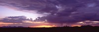 Thunderstorm clouds at sunset, Phoenix, Arizona, USA Fine Art Print