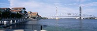 Bridge Over A River, Main Street, St. Johns River, Jacksonville, Florida, USA by Panoramic Images - 27" x 9"
