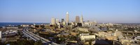 USA, Ohio, Cleveland, aerial Fine Art Print