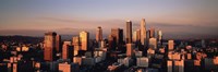 Skyline At Dusk, Los Angeles, California, USA Fine Art Print