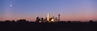 Sunset Skyline Dallas TX USA Fine Art Print