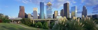 Aerial View of Houston Skyscrapers, Texas Fine Art Print