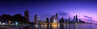 Chicago Under a Purple Sky Fine Art Print