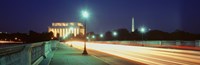 Night, Lincoln Memorial, District Of Columbia, USA Fine Art Print
