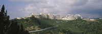 Low angle view of a museum on top of a hill, Getty Center, City of Los Angeles, California, USA by Panoramic Images - 27" x 9"