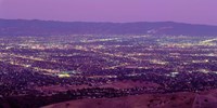 Aerial Silicon Valley San Jose California USA Fine Art Print
