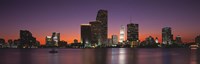Evening Biscayne Bay Miami FL Fine Art Print