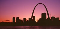 USA, Missouri, St Louis, sunset Fine Art Print