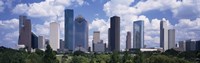 Buildings in a city, Houston, Texas by Panoramic Images - 27" x 9"