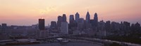 Sunrise Philadelphia PA USA by Panoramic Images - 27" x 9"
