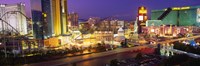 MGM Grand and Roller Coaster, Las Vegas Fine Art Print