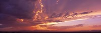Low angle view of clouds at sunset, Phoenix, Arizona, USA Fine Art Print