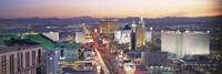 The Strip at dusk, Las Vegas NV Fine Art Print