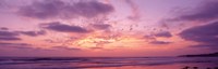 Clouds in the sky at sunset, Pacific Beach, San Diego, California, USA Fine Art Print