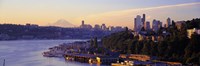 Sunrise, Lake Union, Seattle, Washington State, USA Fine Art Print
